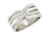 Anello Mirco Visconti Donna in Oro bianco Diamante 0.31 Ct CP471 - CP471